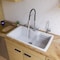 Alfi Brand White 35" Drop-In Sgl Bowl Granite Composite Kitchen Sink AB3520DI-W - alternate 1
